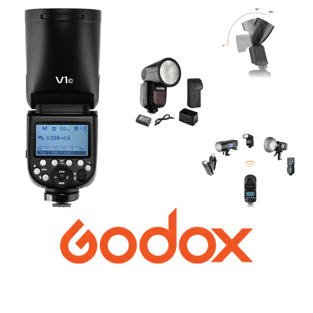 Godox V1C Flaş (Canon Uyumlu)